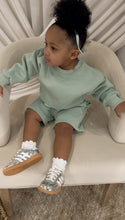 Load image into Gallery viewer, Play Date Shorts Set | Sage
