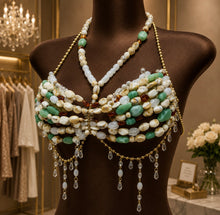 Load image into Gallery viewer, Island Goddess Beaded Bralette
