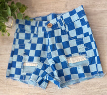 Load image into Gallery viewer, Blueberry Pop Checkered Shorts
