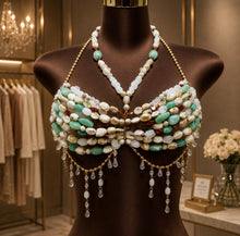 Load image into Gallery viewer, Island Goddess Beaded Bralette
