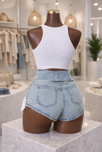 Load image into Gallery viewer, Off Duty Denim Shorts
