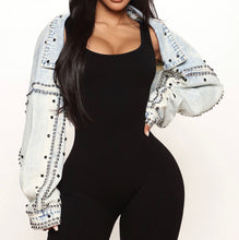 Load image into Gallery viewer, Unmatched Denim Crop Jacket
